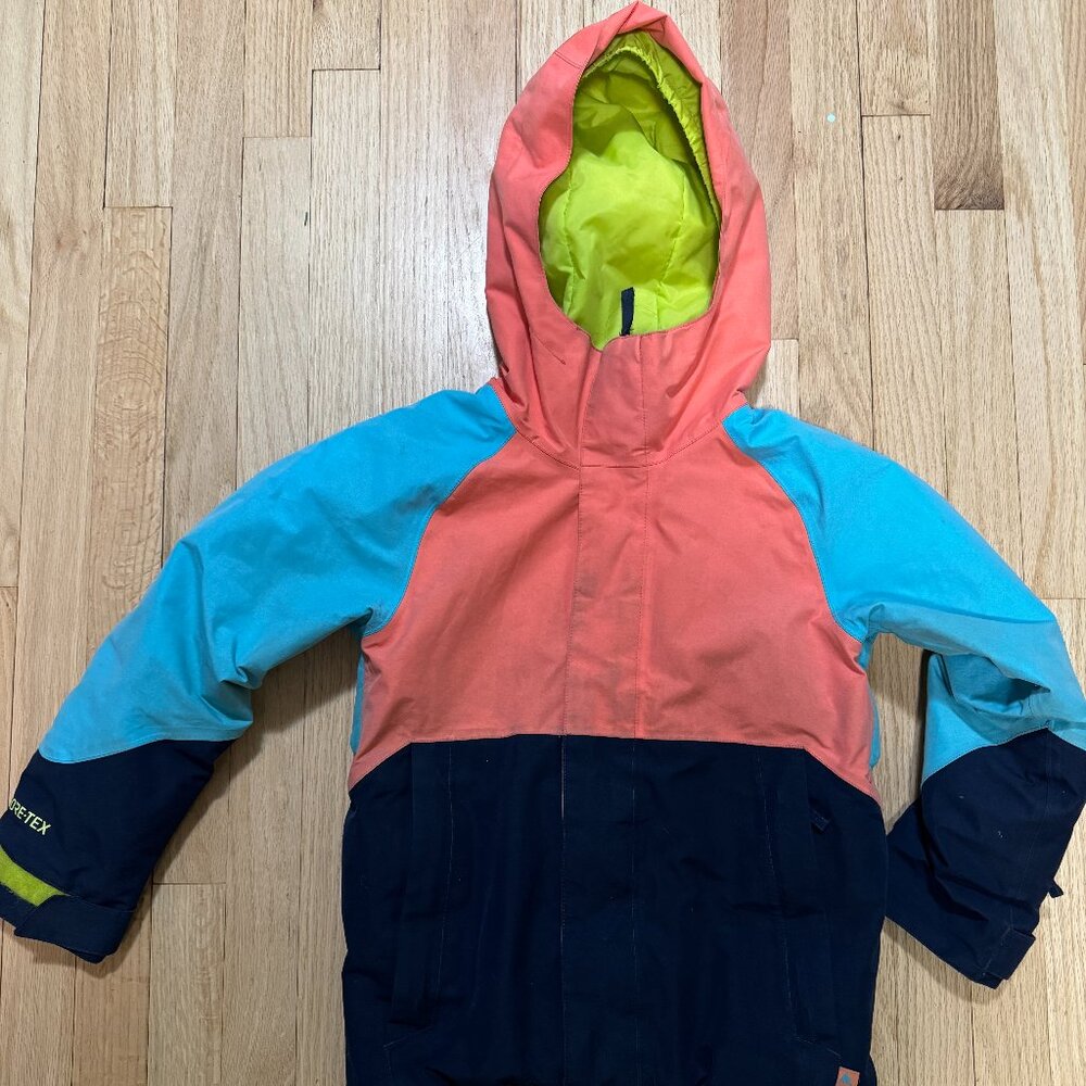 Girls XS 6/7 Blue Coral Burton Skiing Snowboarding Jacket
